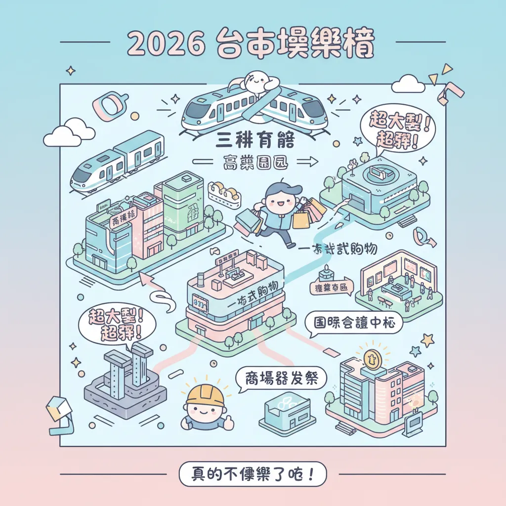 臺中娛樂城結合三鐵共構，打造全新一站式購物體驗