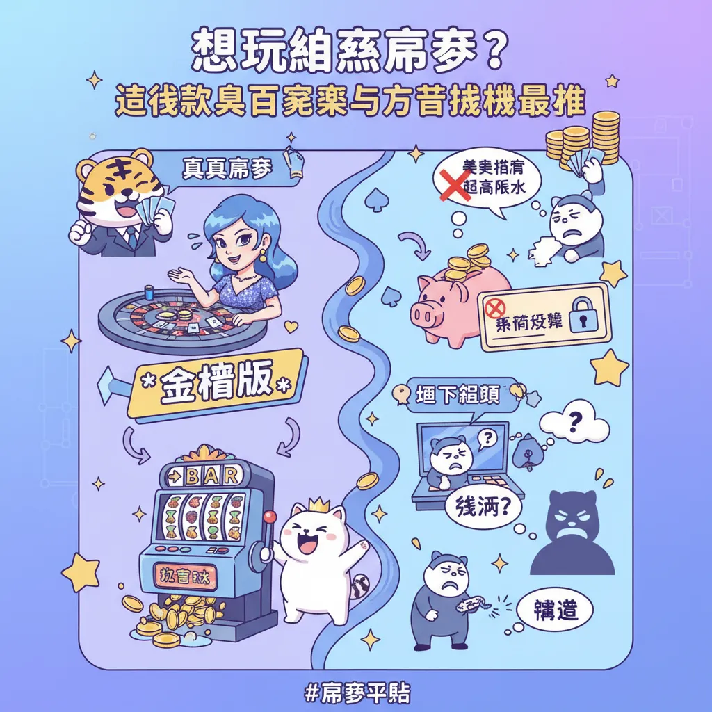 想玩線上博弈？這幾款真人百家樂與老虎機最推