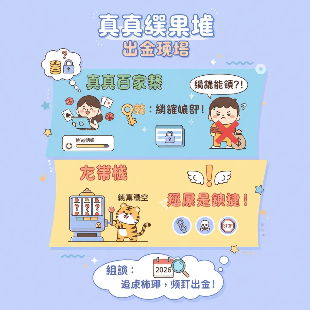 線上博弈攻略：真人百家樂與老虎機的出金流程大公開